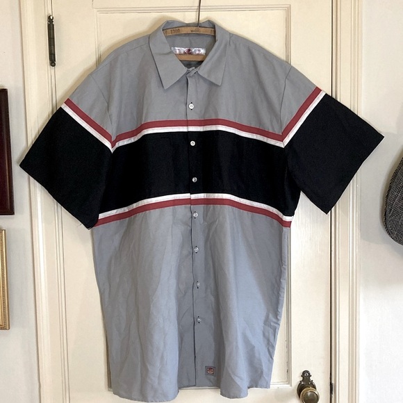 Bowling 🎳 Shirt Striped Short Sleeves Sz XXL - Picture 3 of 10